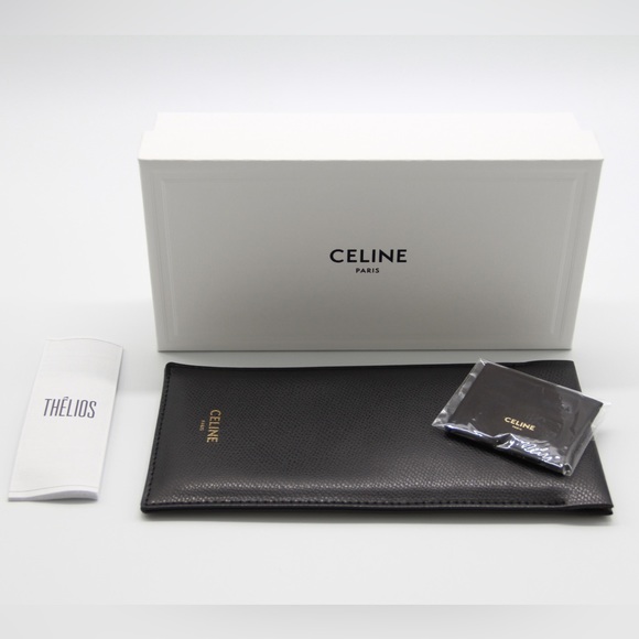 NEW CELINE CL40079I 25N WHITE GREEN UNISEX SUNGLASSES CELINE - Picture 11 of 11